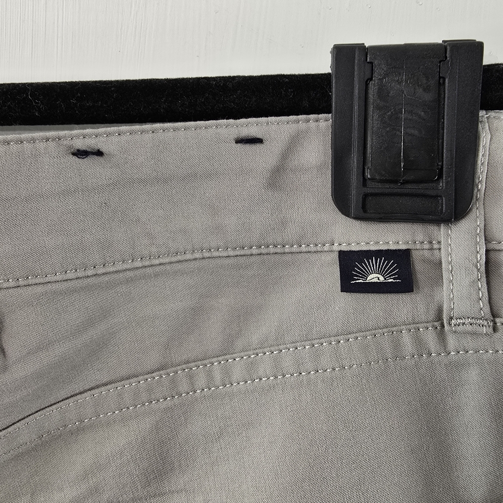Faherty Movement 5-Pocket Pant Lightweight Travel Athletic Pants Fossil 28 x 32 - Picture 8 of 14